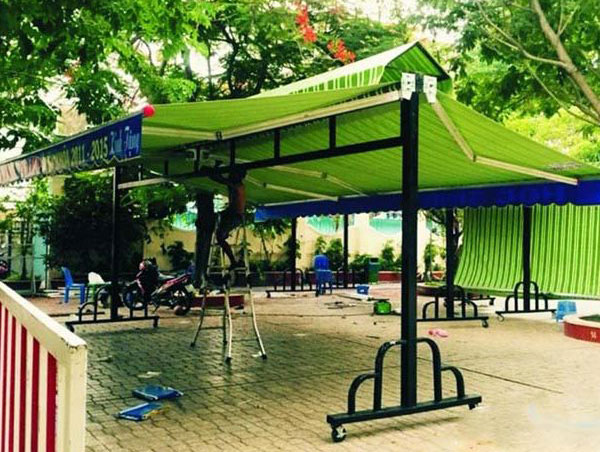 mái hiên đôi tại hải phòng