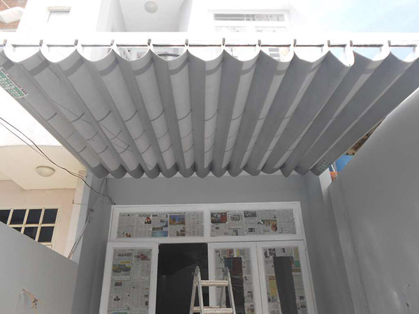 Lắp đặt mái hiên giá rẻ tại Kiến Thụy