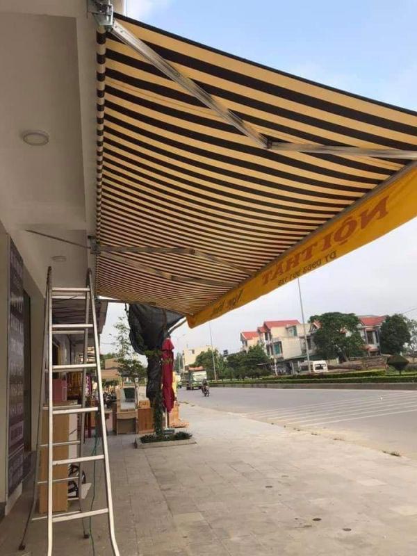 Lắp mái hiên di động tại Thái Bình